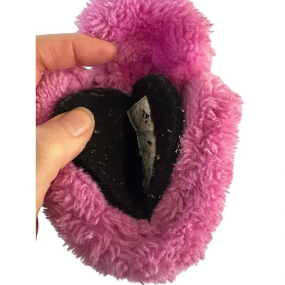 Kamik Pink Glitter Flower Waterproof Winter Snow Boots Wool Lining Toddler -‎ 7